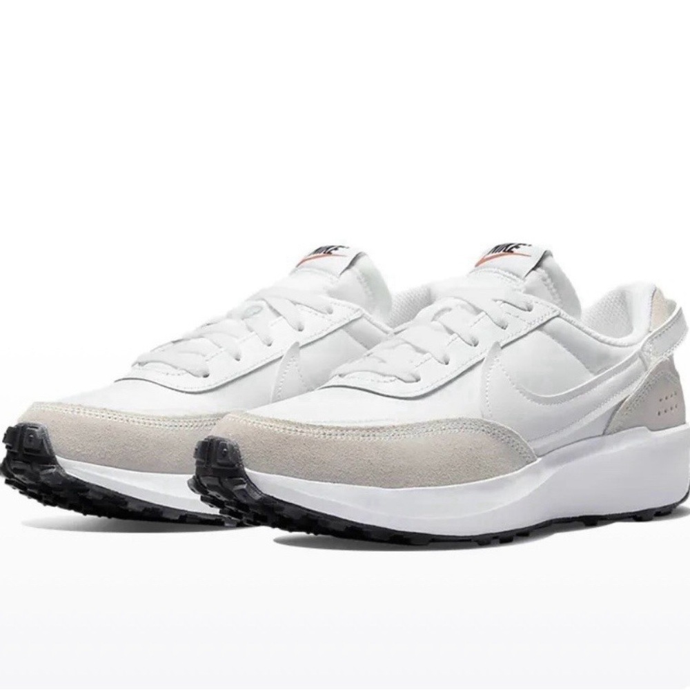 Nike Waffle Debut White Grey Women’s Shoes DH9523-100 No Lid - Picture 3 of 9